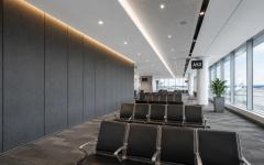Acoustic Panels for an Airport or Transport Terminal