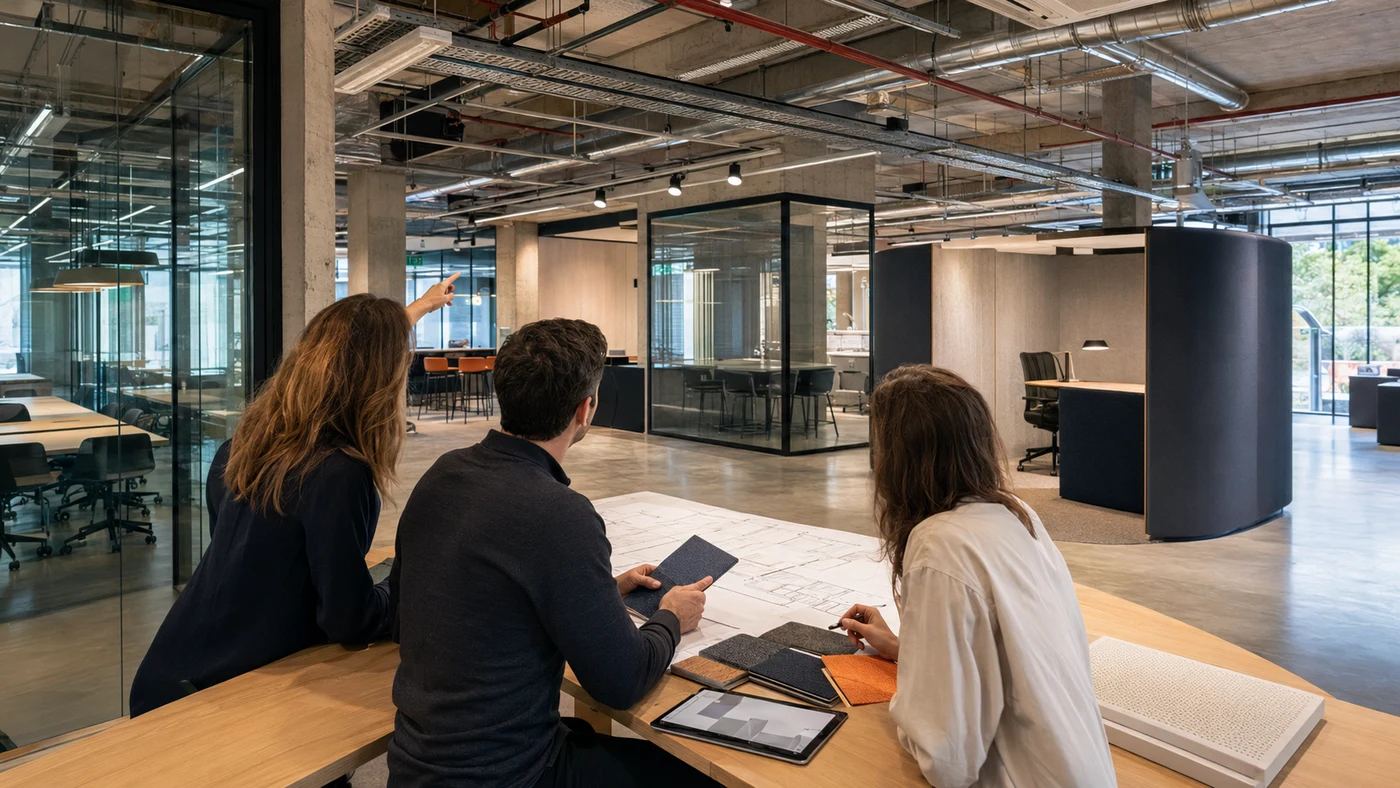 Five acoustic questions to ask during schematic design of a commercial fit-out — Acoustic Panels Australia