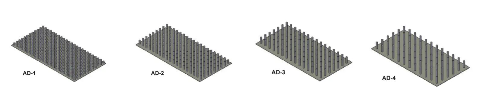 AUS Dowels acoustic panel for internal walls and ceilings