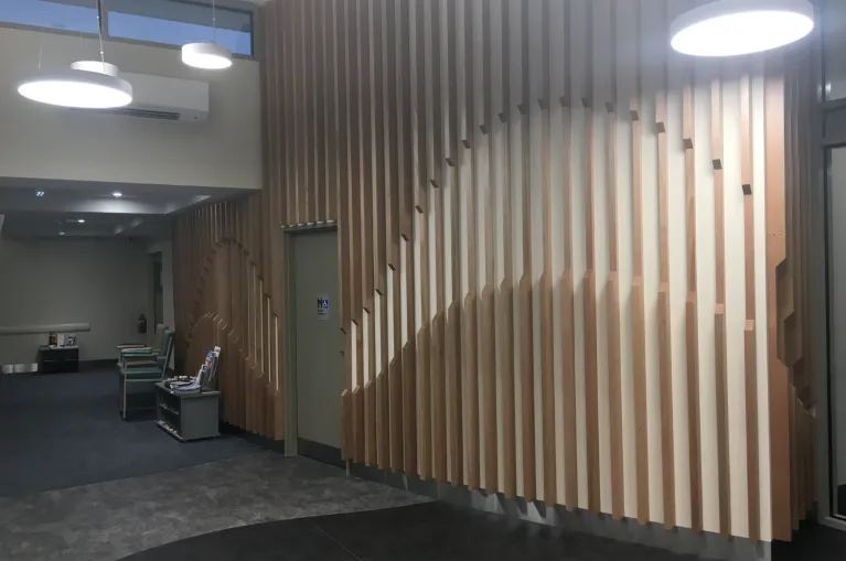 AUS Fins acoustic panel for internal walls and ceilings