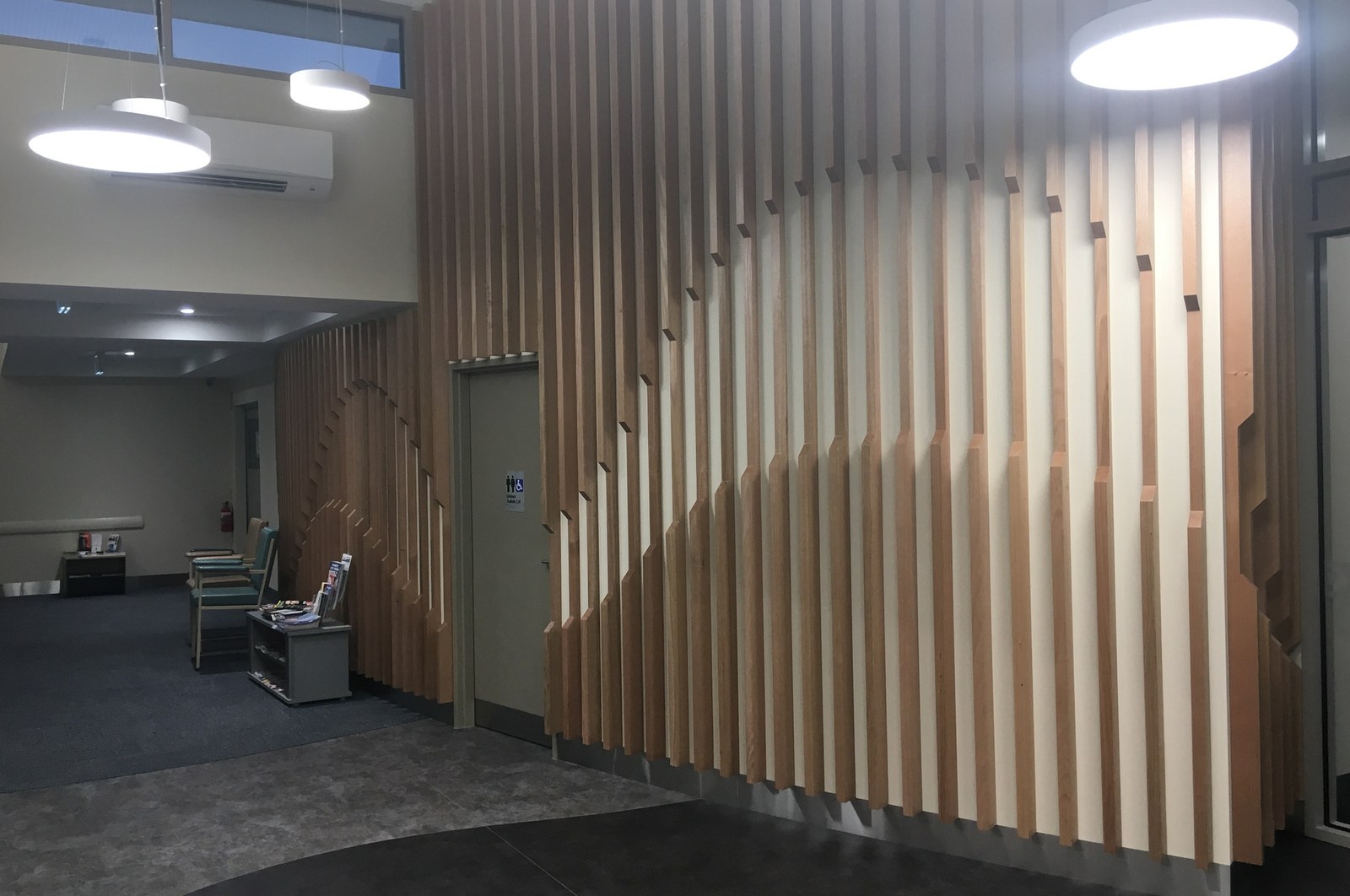 AUS Fins acoustic panel for internal walls and ceilings