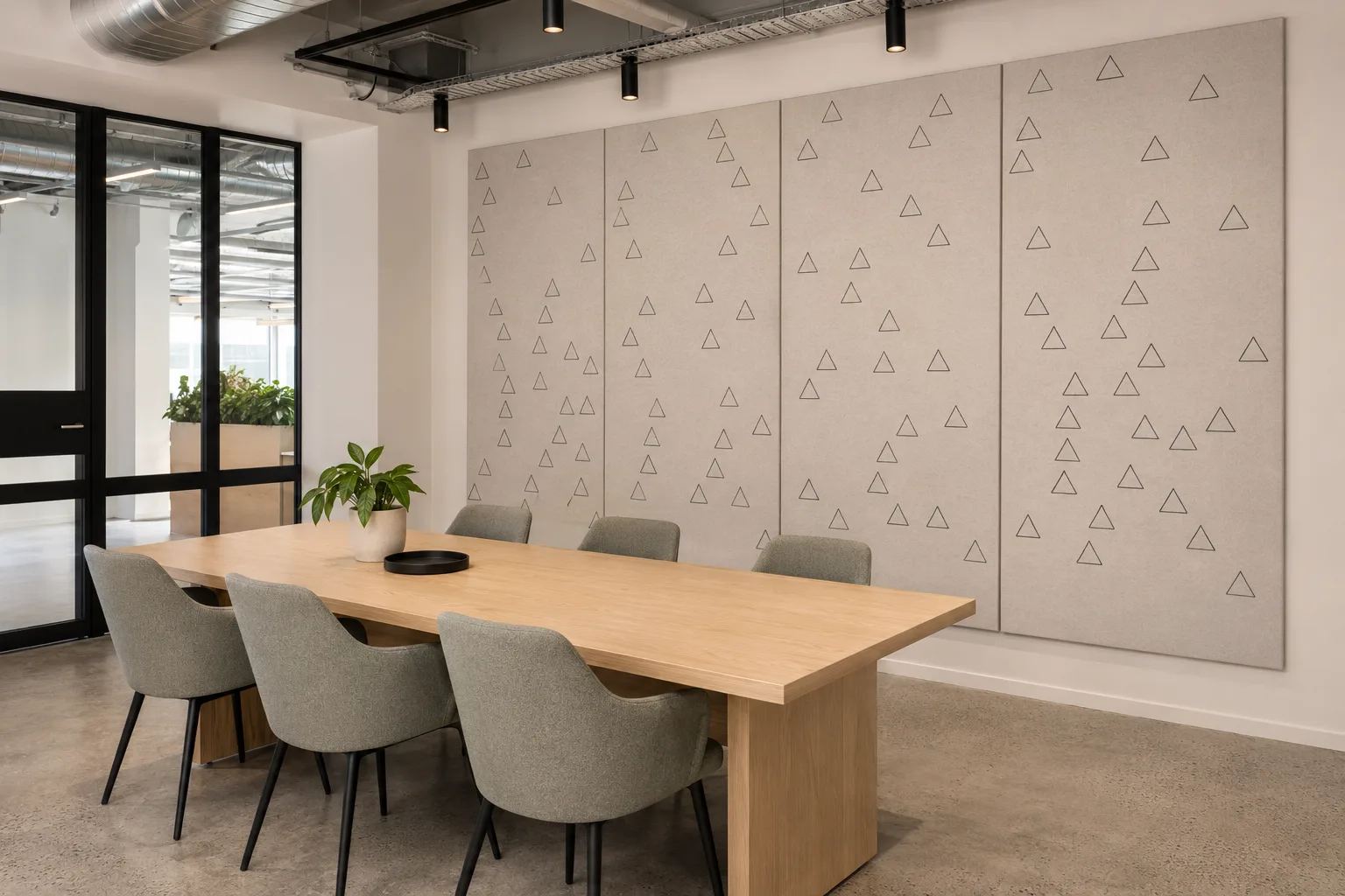 AUS Prints acoustic panel for internal walls and ceilings 