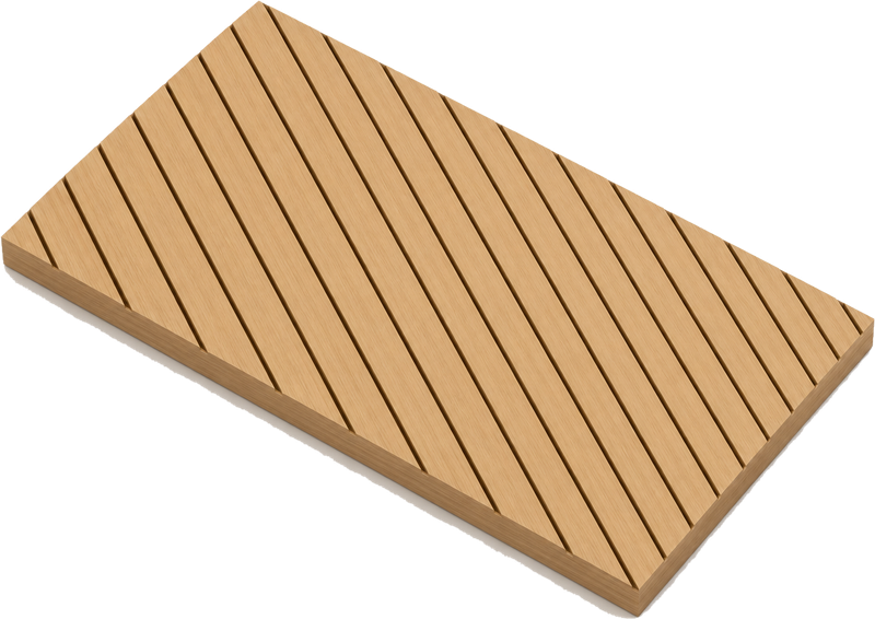 AUS Tiles AT4 - Diagonal Groove acoustic panel design