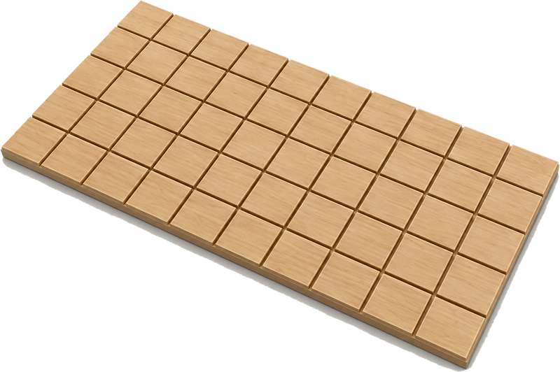 AUS Tiles AT7 - Cross Groove acoustic panel design