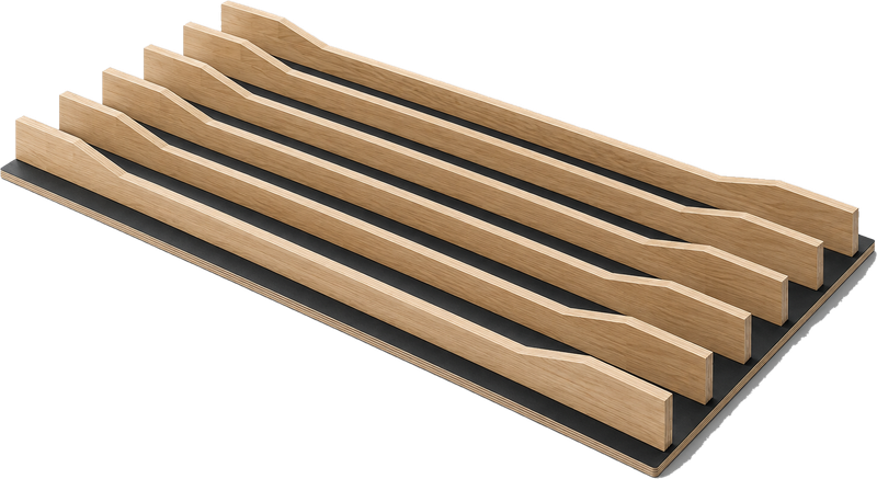 AUS Tiles B3 - Angled Recess acoustic panel design