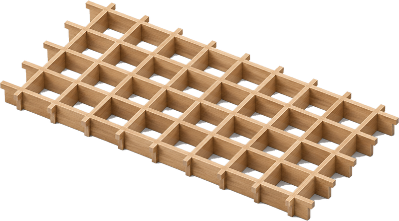 AUS Tiles HC1 - Medium Grid acoustic panel design