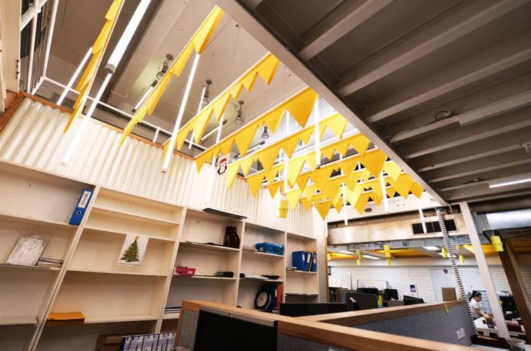Quattro Baffles acoustic panel for internal acoustic baffles and ceiling