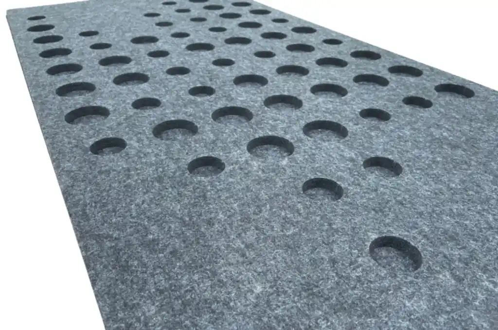 Red Earth Echoes Quattro Tiles acoustic panel for wall and internal ceilings