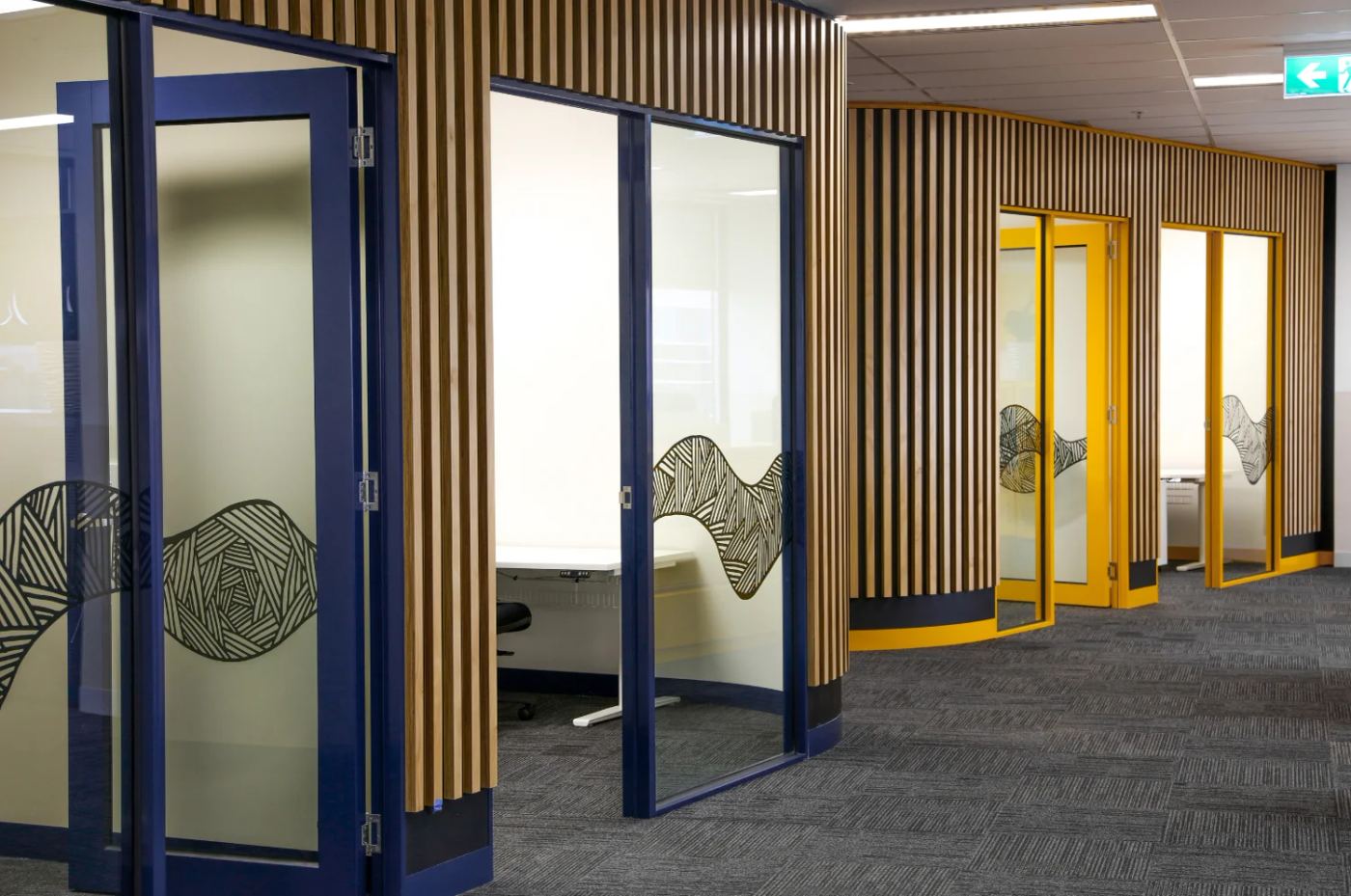 Acoustic panel solution installed in a commercial workspace, by Acoustic Panels Australia